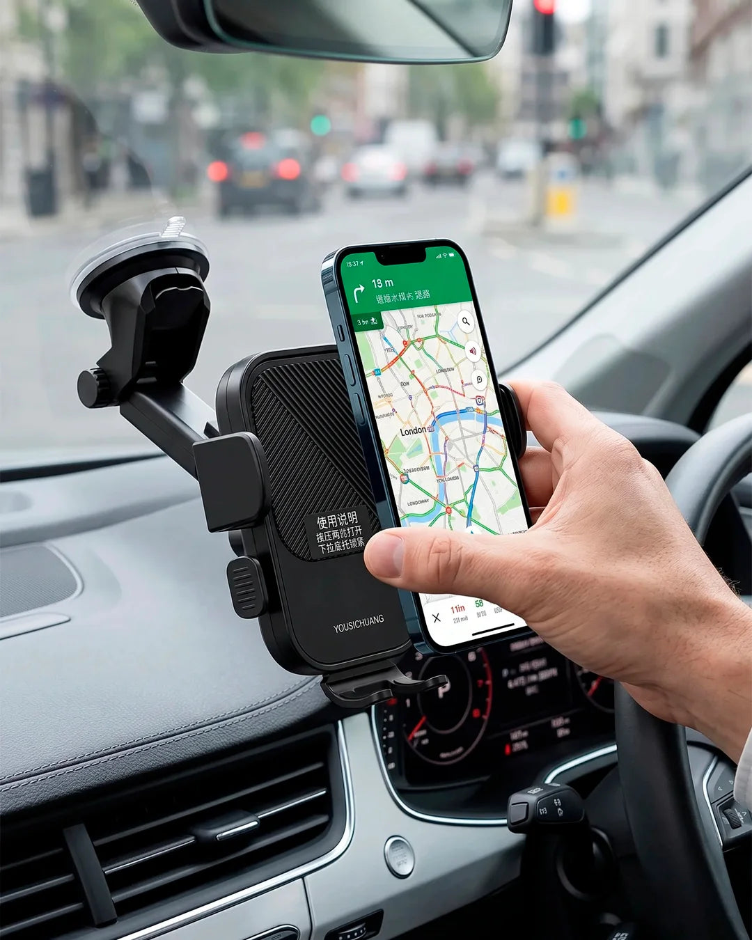 Universal Suction Cup Car Phone Holder