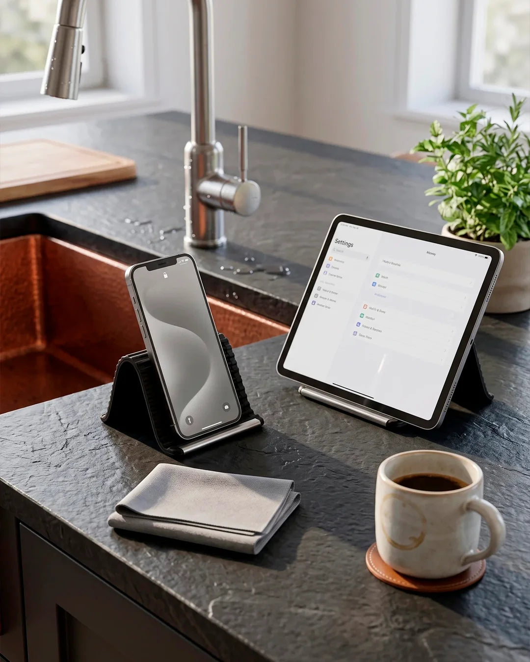 Foldable Multi-Angle Phone & Tablet Stand