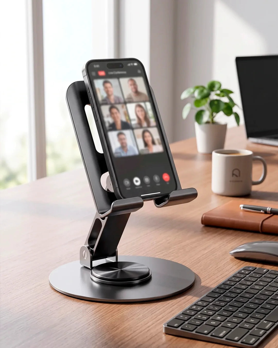 Adjustable Aluminum Phone & Tablet Desk Stand