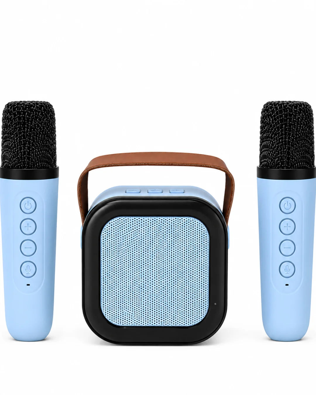 Portable Wireless Karaoke Speaker with Dual Microphones